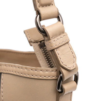 Burberry Smoke Check Coated Canvas And Leather Satchel