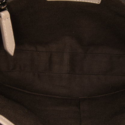 Burberry Smoke Check Coated Canvas And Leather Satchel