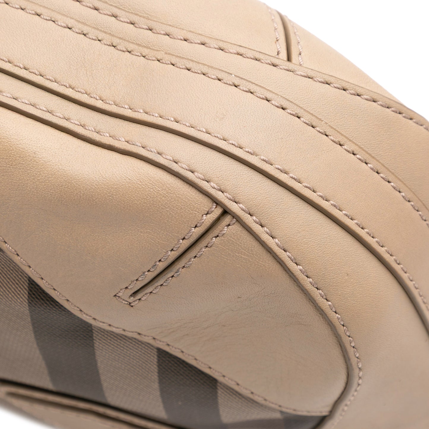 Burberry Smoke Check Coated Canvas And Leather Satchel