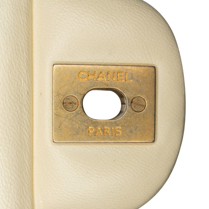 Chanel Medium Classic Printed Denim Floral Double Flap