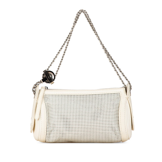 Chanel Caviar Perforated Pulley Shoulder Bag (21226)