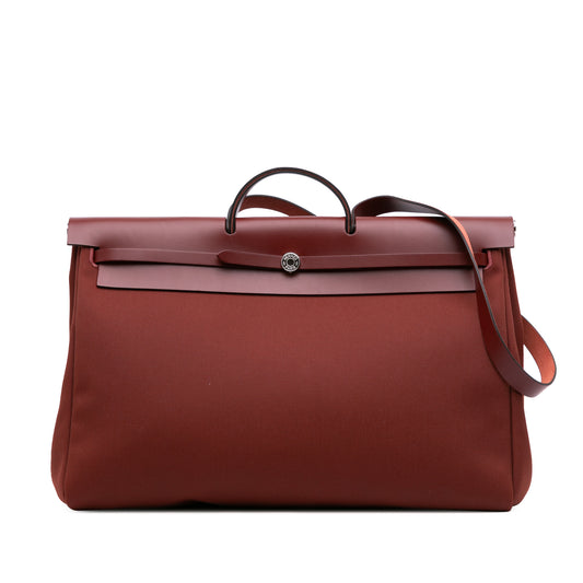 Hermès Toile Militaire Vache Hunter Herbag Zip 31