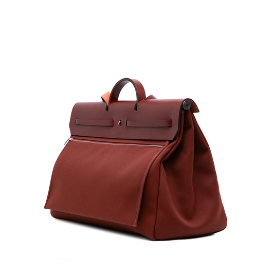 Hermès Toile Militaire Vache Hunter Herbag Zip 31