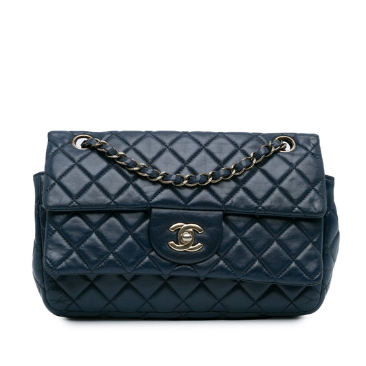 Chanel CC Quilted Lambskin Double Flap (21402)