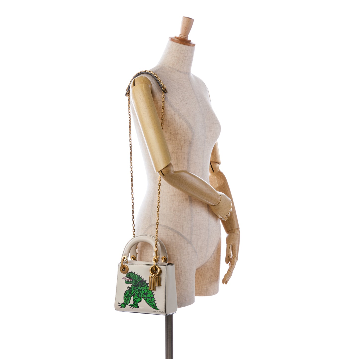 Dior Limited Edition Niki De Saint Phalle Mini Calfskin Dragon Lady Dior