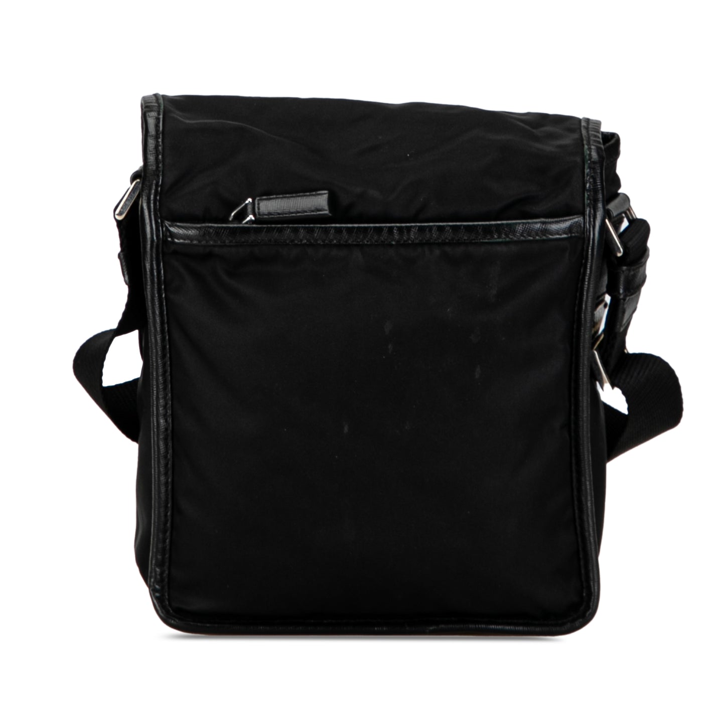Prada Tessuto Buckle Messenger Bag