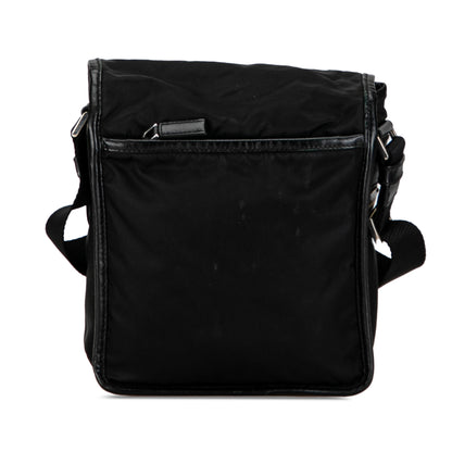 Prada Tessuto Buckle Messenger Bag