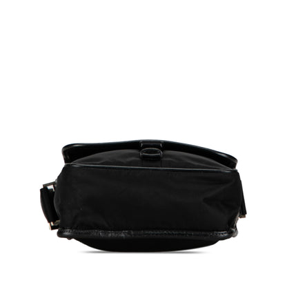 Prada Tessuto Buckle Messenger Bag
