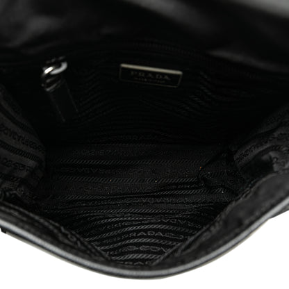 Prada Tessuto Buckle Messenger Bag