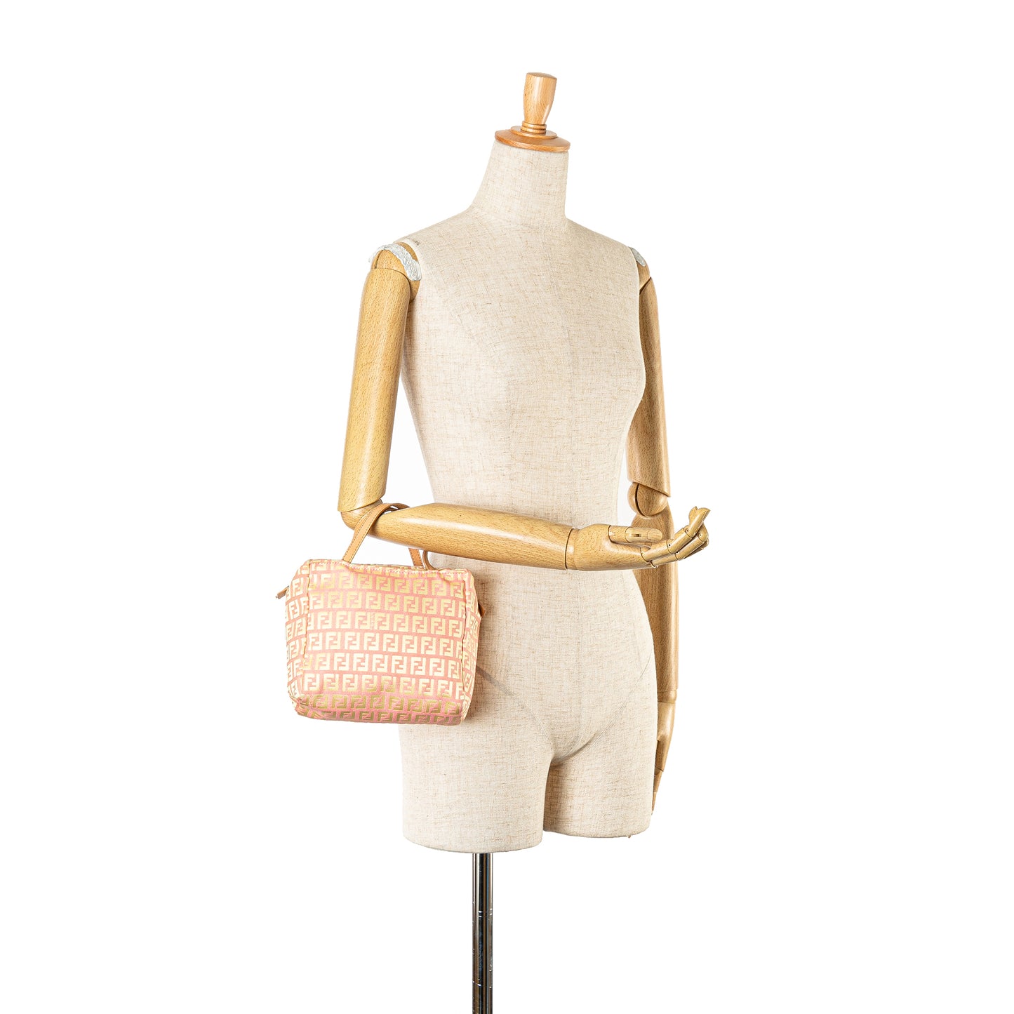 Fendi Mini Zucchino Canvas Handbag