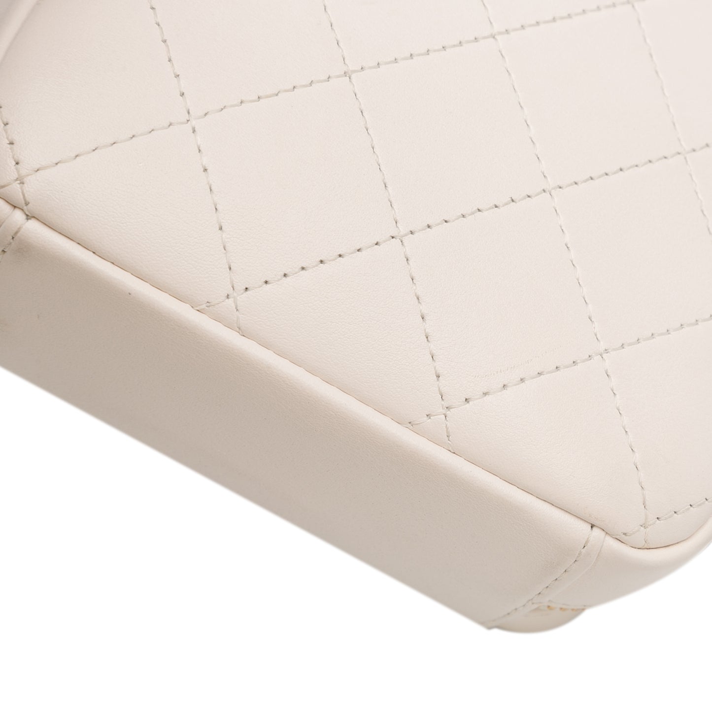 Chanel Cc Lambskin Round Handle Camera Case
