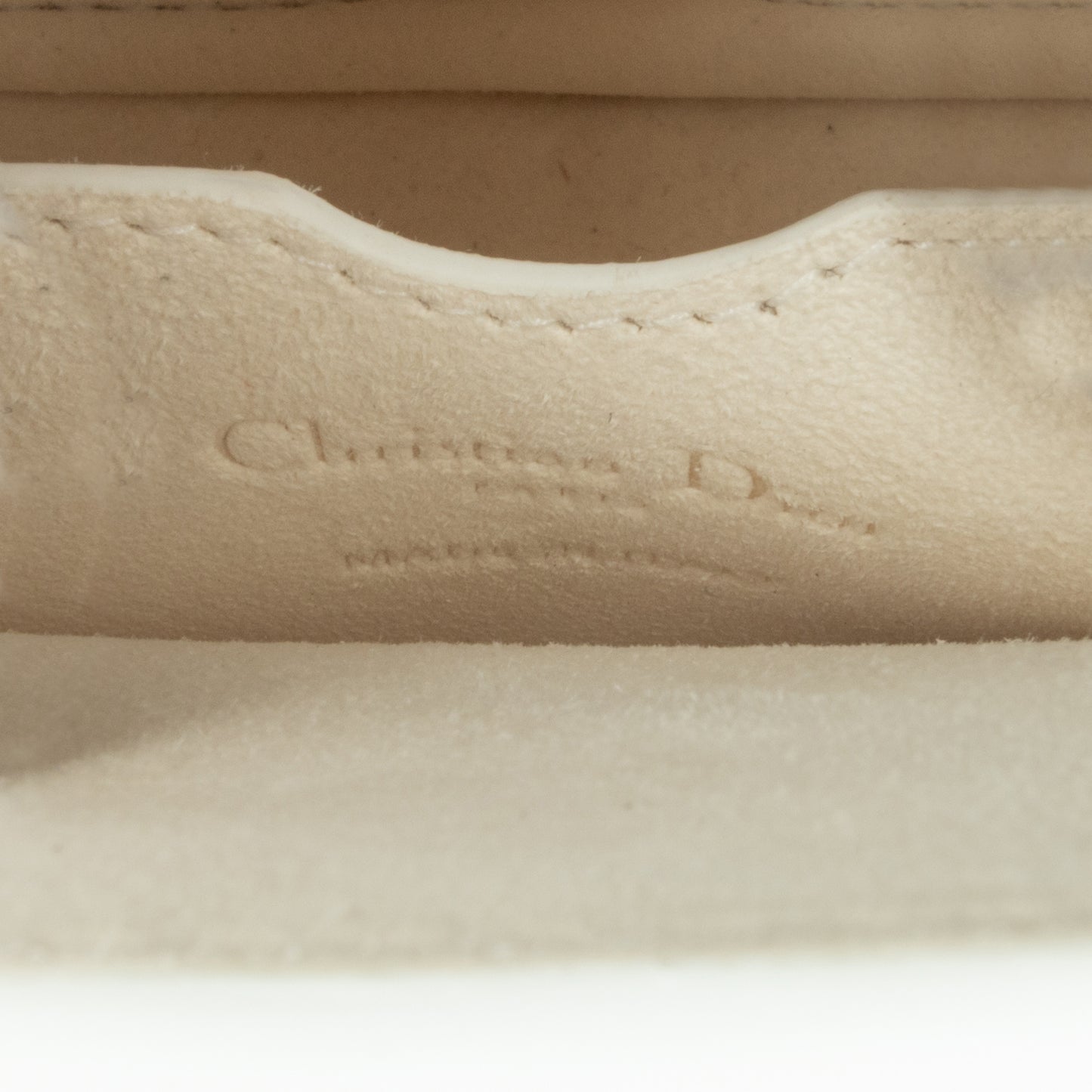 Dior Medium Perforated Calfskin Oblique Bobby Flap