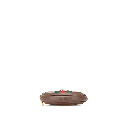Gucci Mini Gg Supreme Ophidia Round Neck Pouch