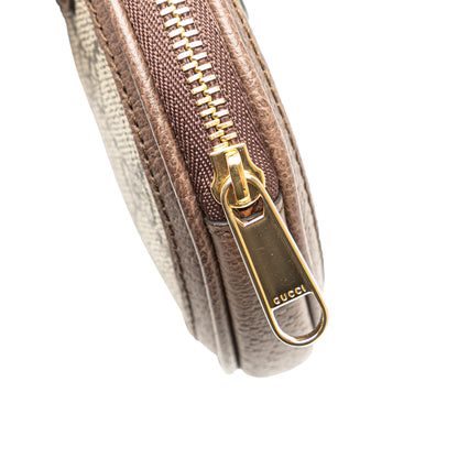 Gucci Mini Gg Supreme Ophidia Round Neck Pouch