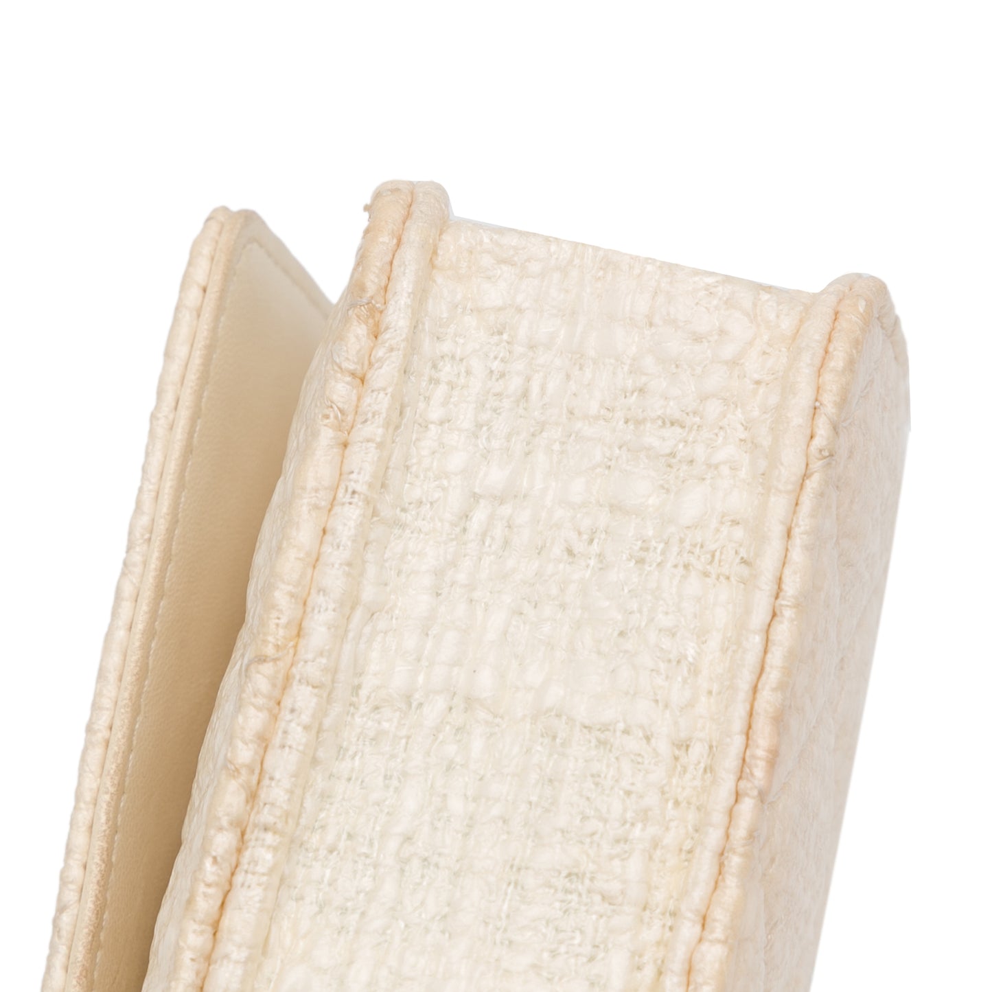 Chanel Cc Coated Tweed Wallet On Chain