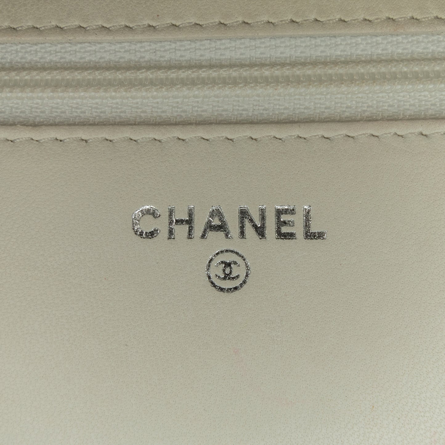 Chanel Cc Coated Tweed Wallet On Chain