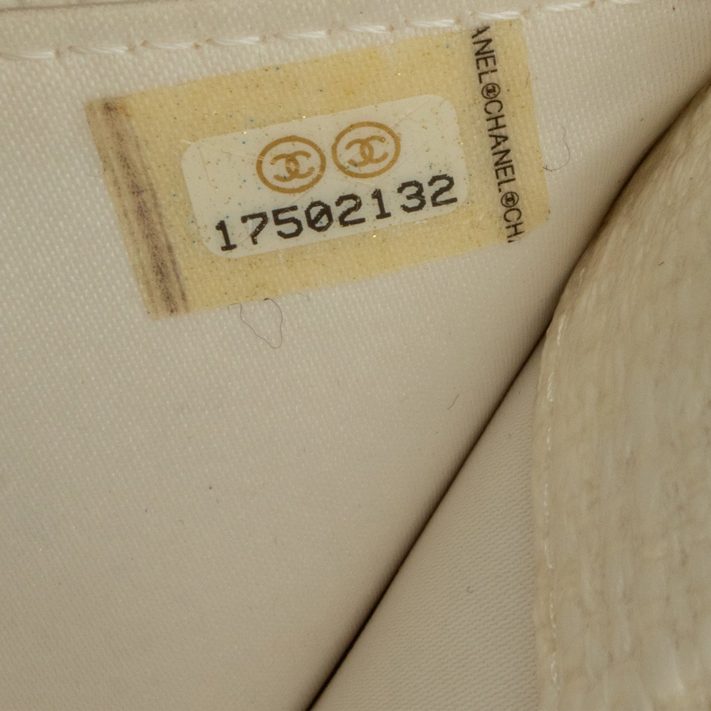 Chanel Cc Coated Tweed Wallet On Chain
