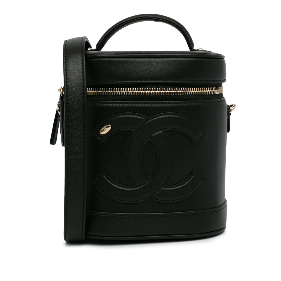 Chanel Cc Lambskin Vanity Case