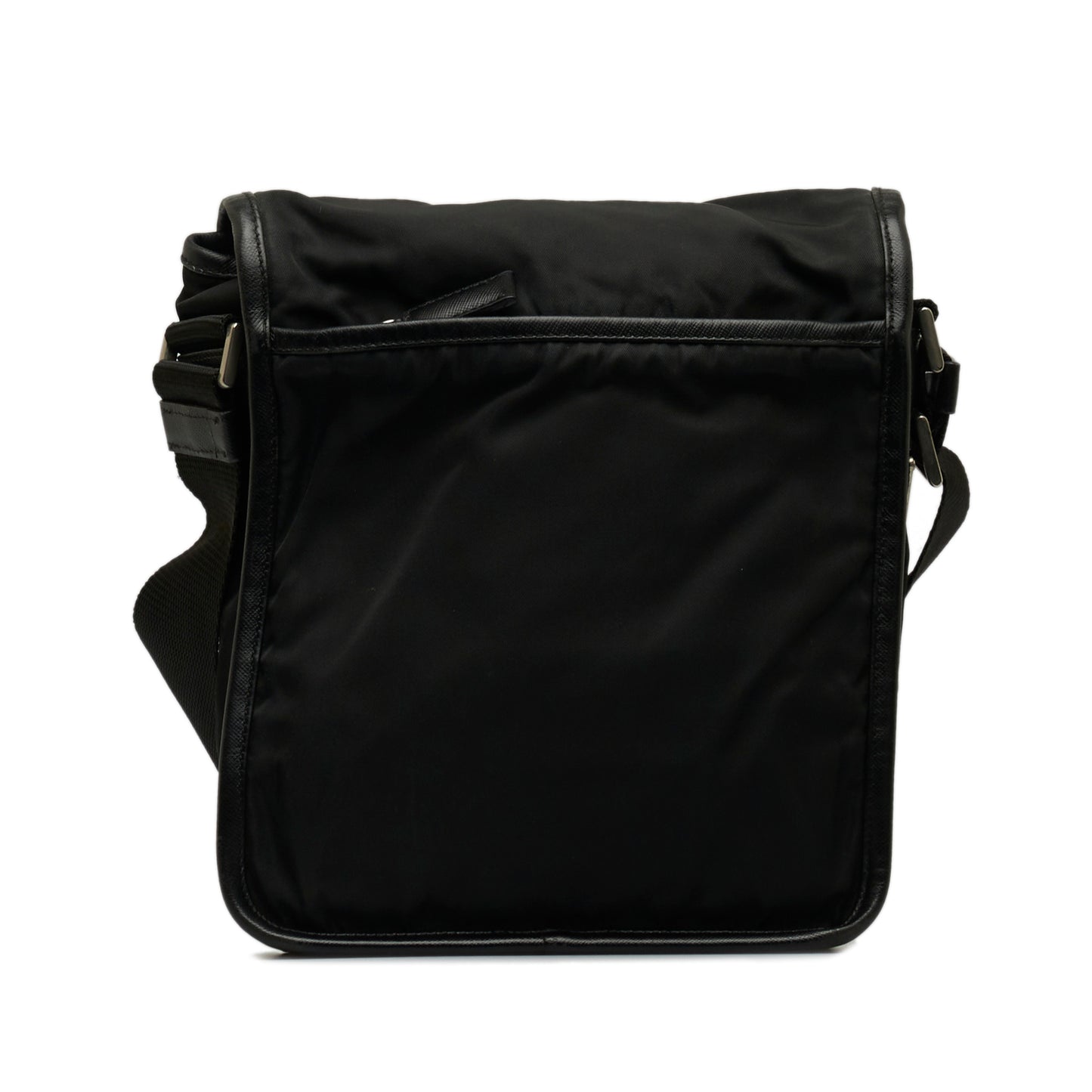 Prada Tessuto Buckle Messenger Bag