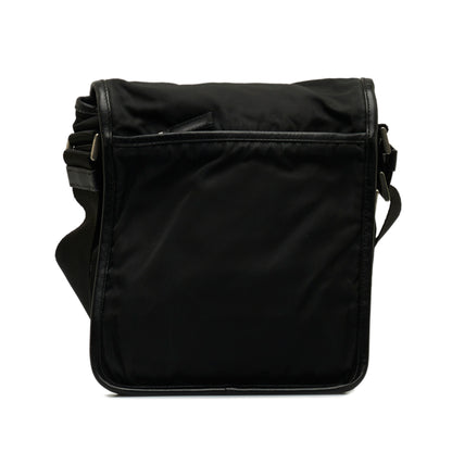Prada Tessuto Buckle Messenger Bag
