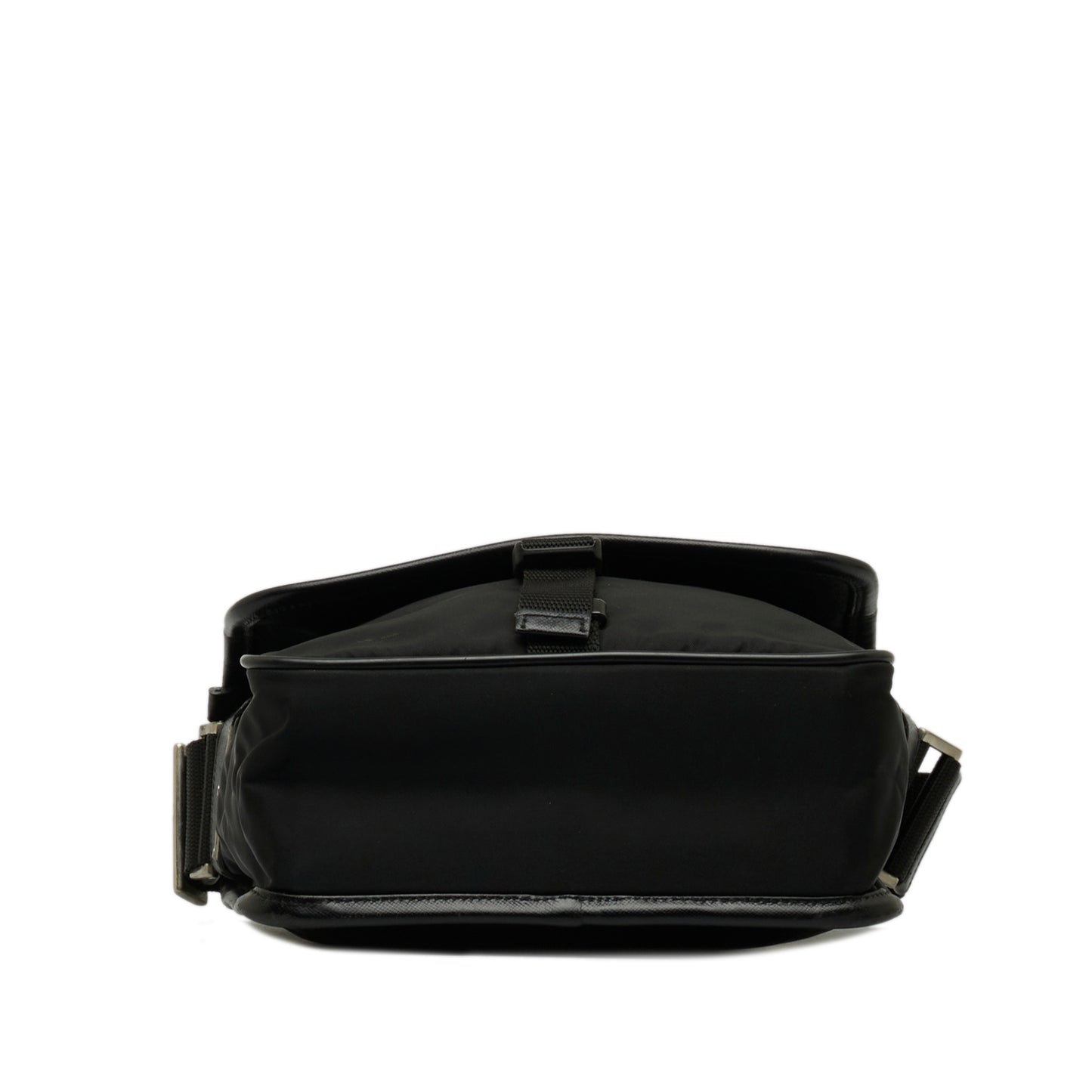 Prada Tessuto Buckle Messenger Bag