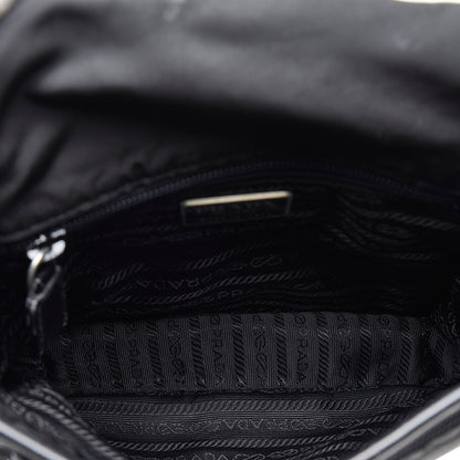 Prada Tessuto Buckle Messenger Bag
