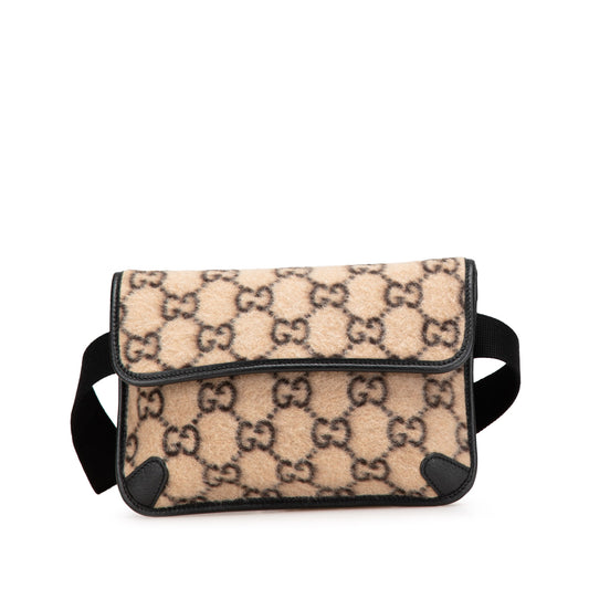 Gucci Gg Wool Slim Belt Bag