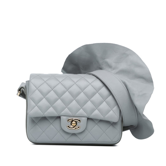Chanel Quilted Calfskin Bolero de Chanel Flap (20889)