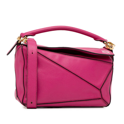 Loewe Small Calfskin Puzzle Satchel