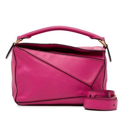 Loewe Small Calfskin Puzzle Satchel