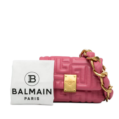 Balmain 1945 Quilted Leather Crossbody