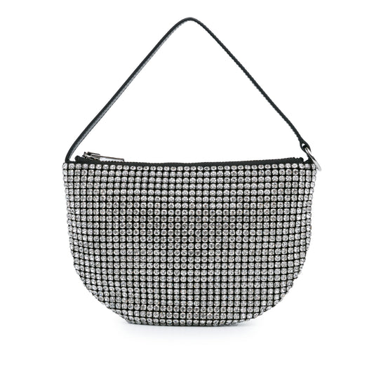 Alexander Wang Mesh Crystal Wanglock Fortune Cookie Handbag