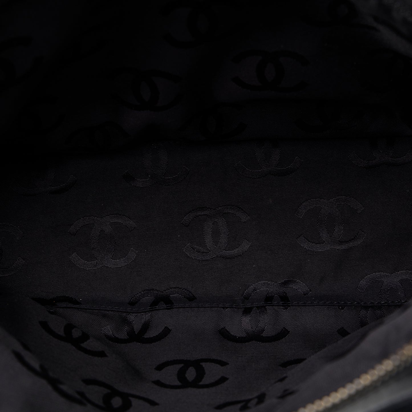Chanel Cotton Choco Bar Shoulder Bag