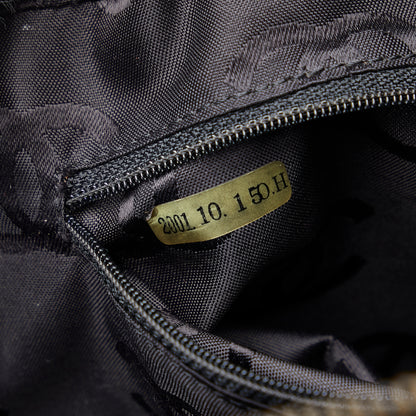 Chanel Cotton Choco Bar Shoulder Bag