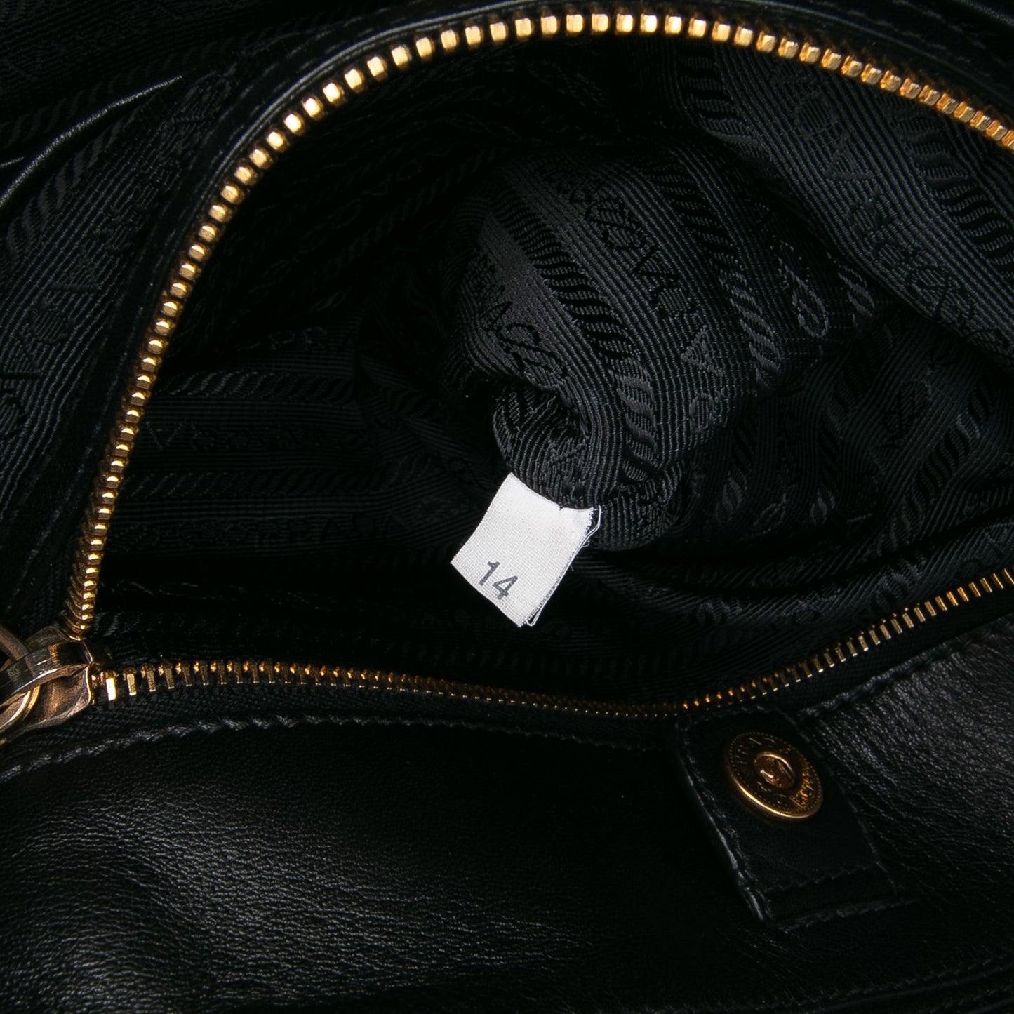 Prada Bicolor Nappa Gaufre Double Zip Satchel
