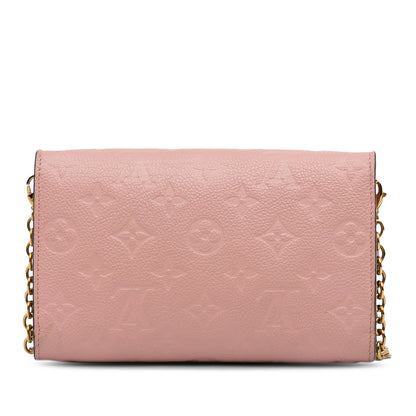 Louis Vuitton Monogram Empreinte Vavin Wallet On Chain