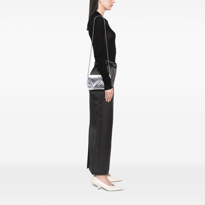 Alexander Mcqueen Mini Leather The Seal Chain Crossbody