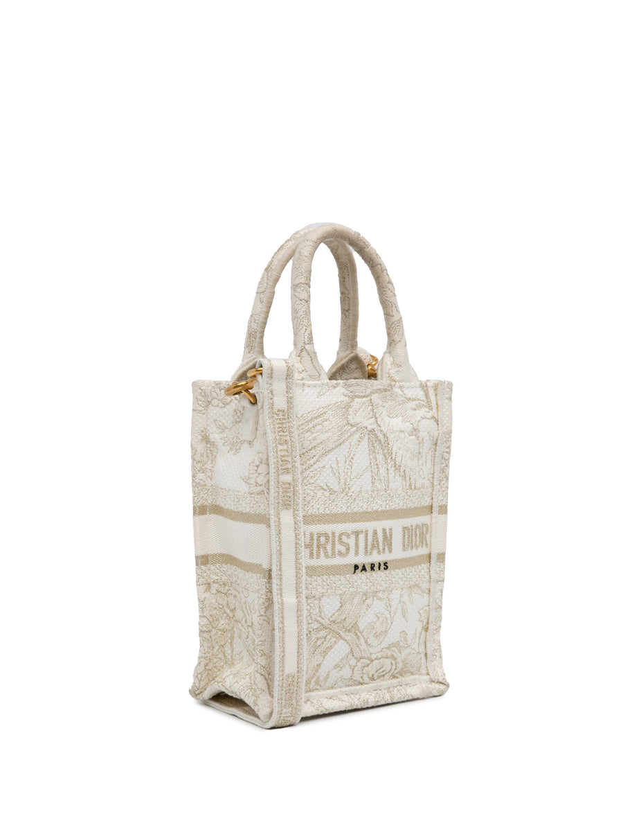 Dior Mini Jardin D'hiver Vertical Book Tote