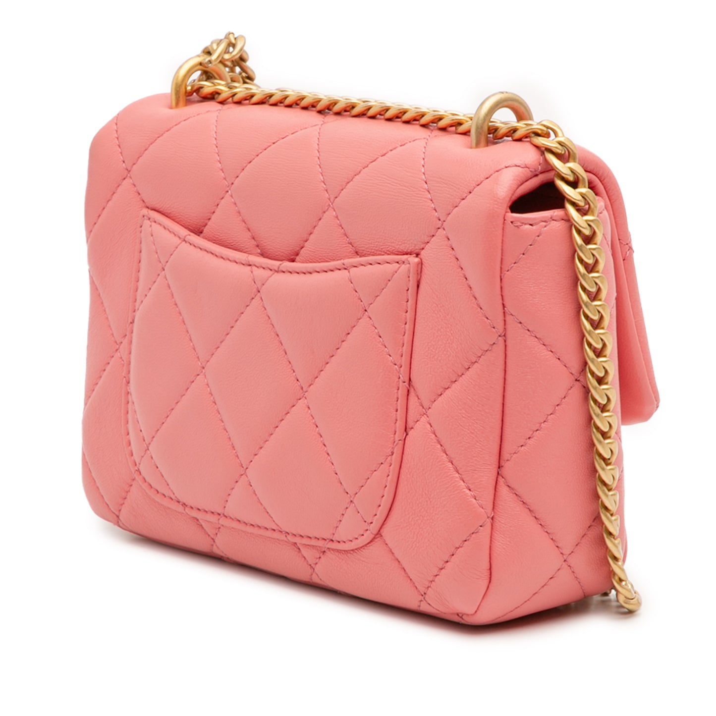Chanel Mini Lambskin Pending Cc Flap