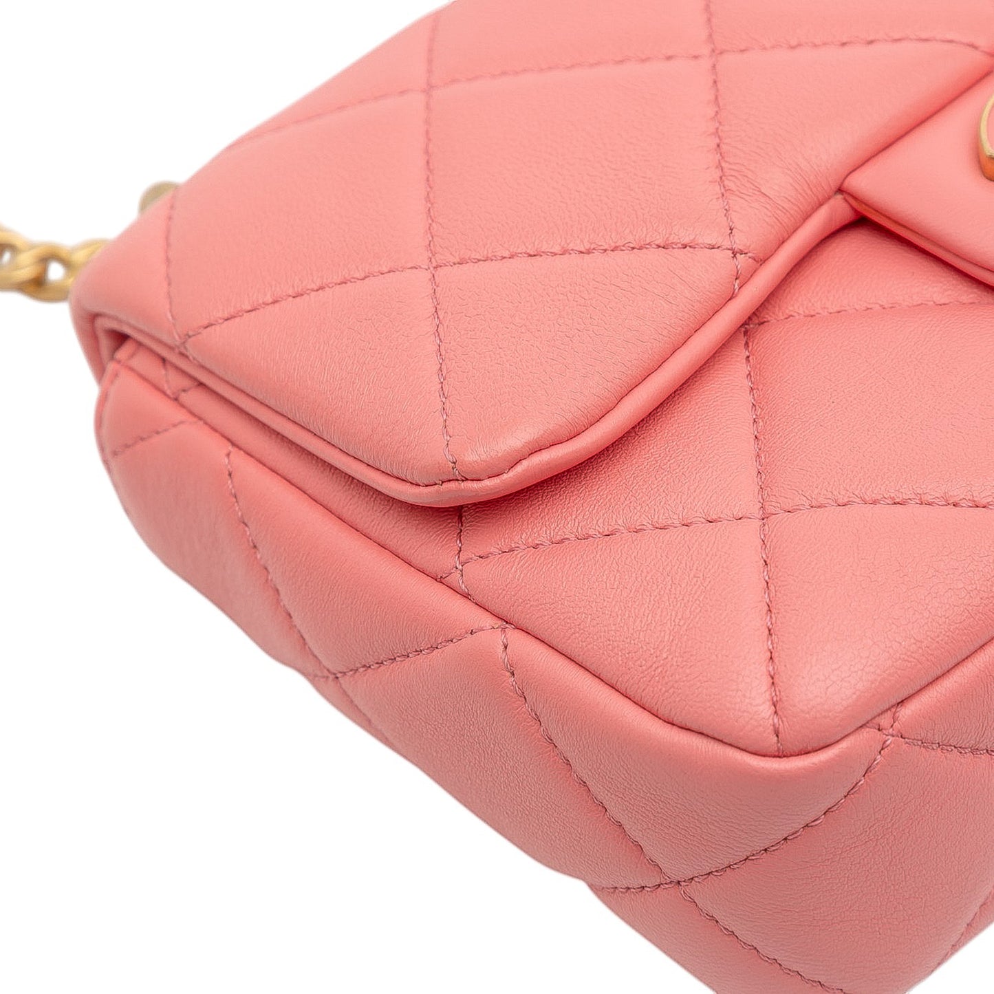 Chanel Mini Lambskin Pending Cc Flap