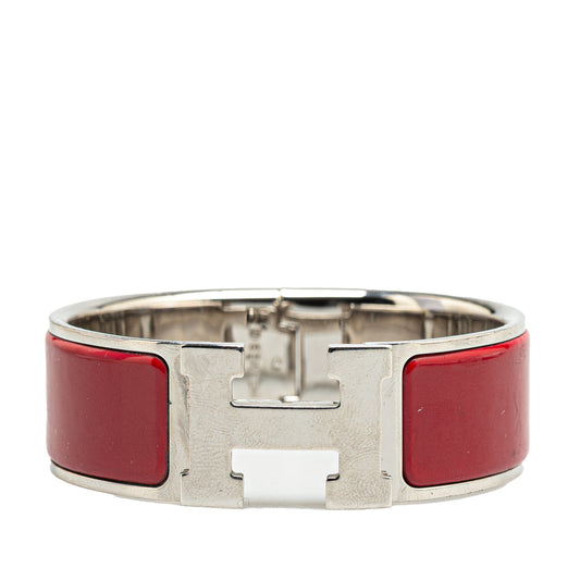 Hermès Wide Enamel Clic Clac H Bracelet PM (23263)