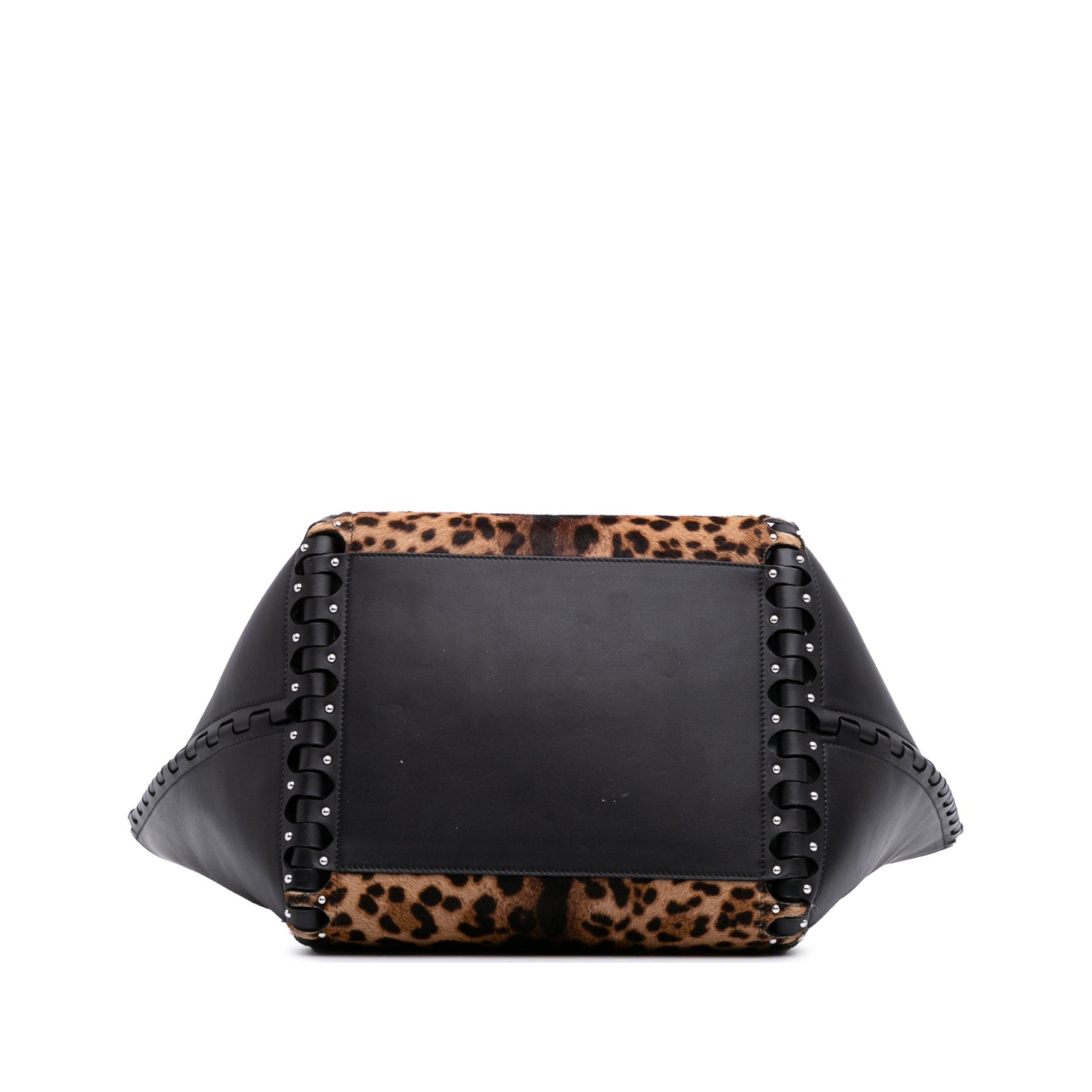 Alaïa Pony Hair And Leather Leopard Printed Le Hinge Tote