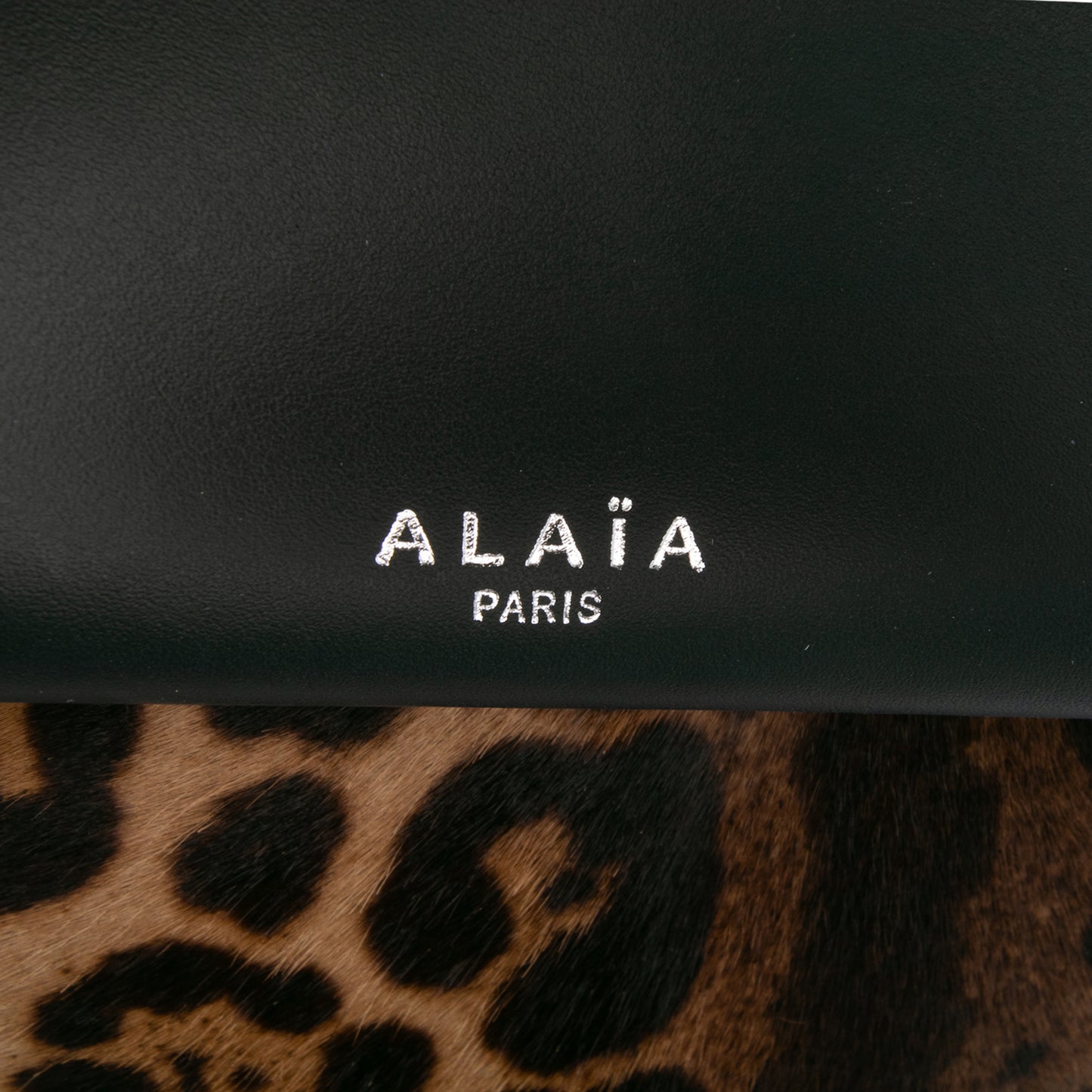 Alaïa Pony Hair And Leather Leopard Printed Le Hinge Tote