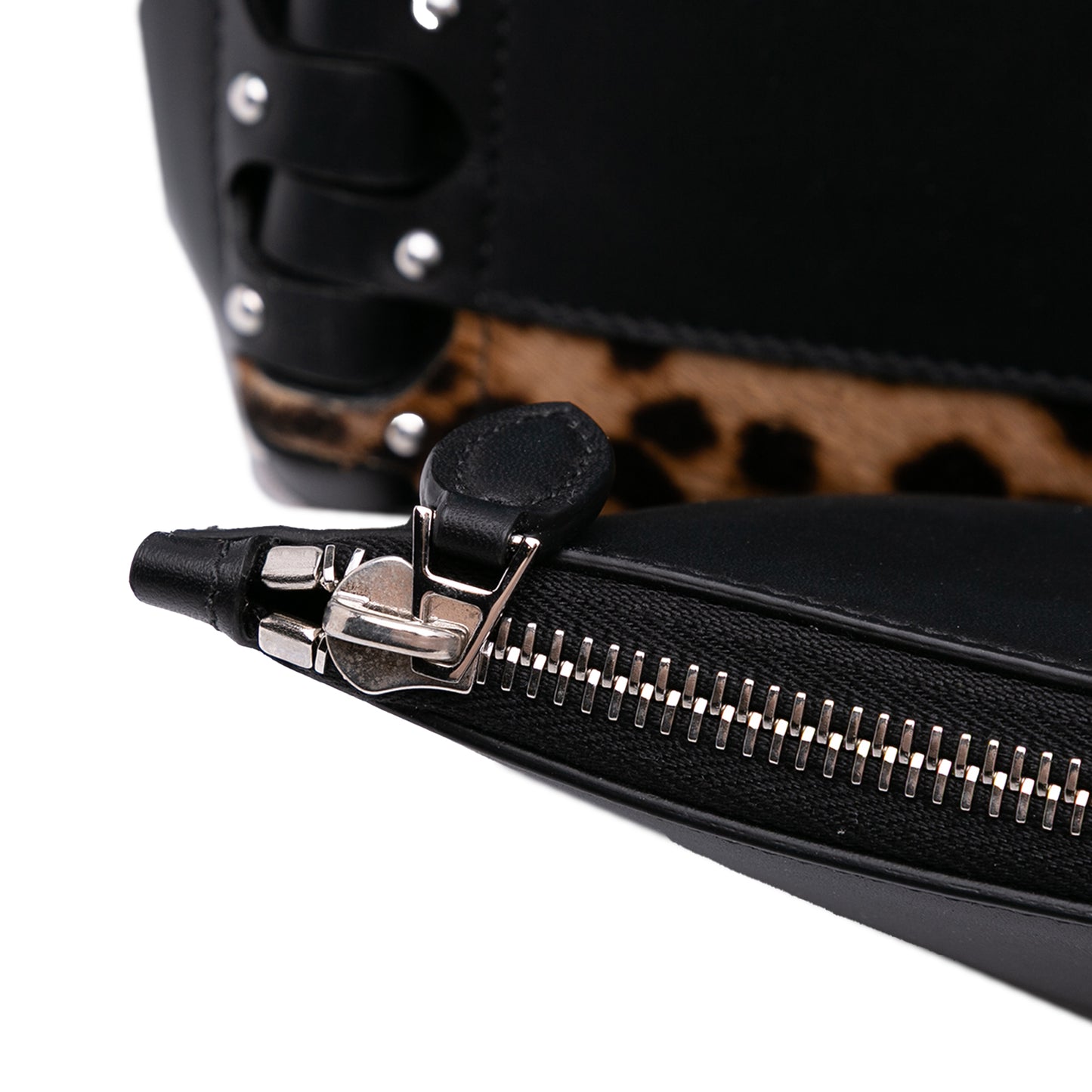 Alaïa Pony Hair And Leather Leopard Printed Le Hinge Tote