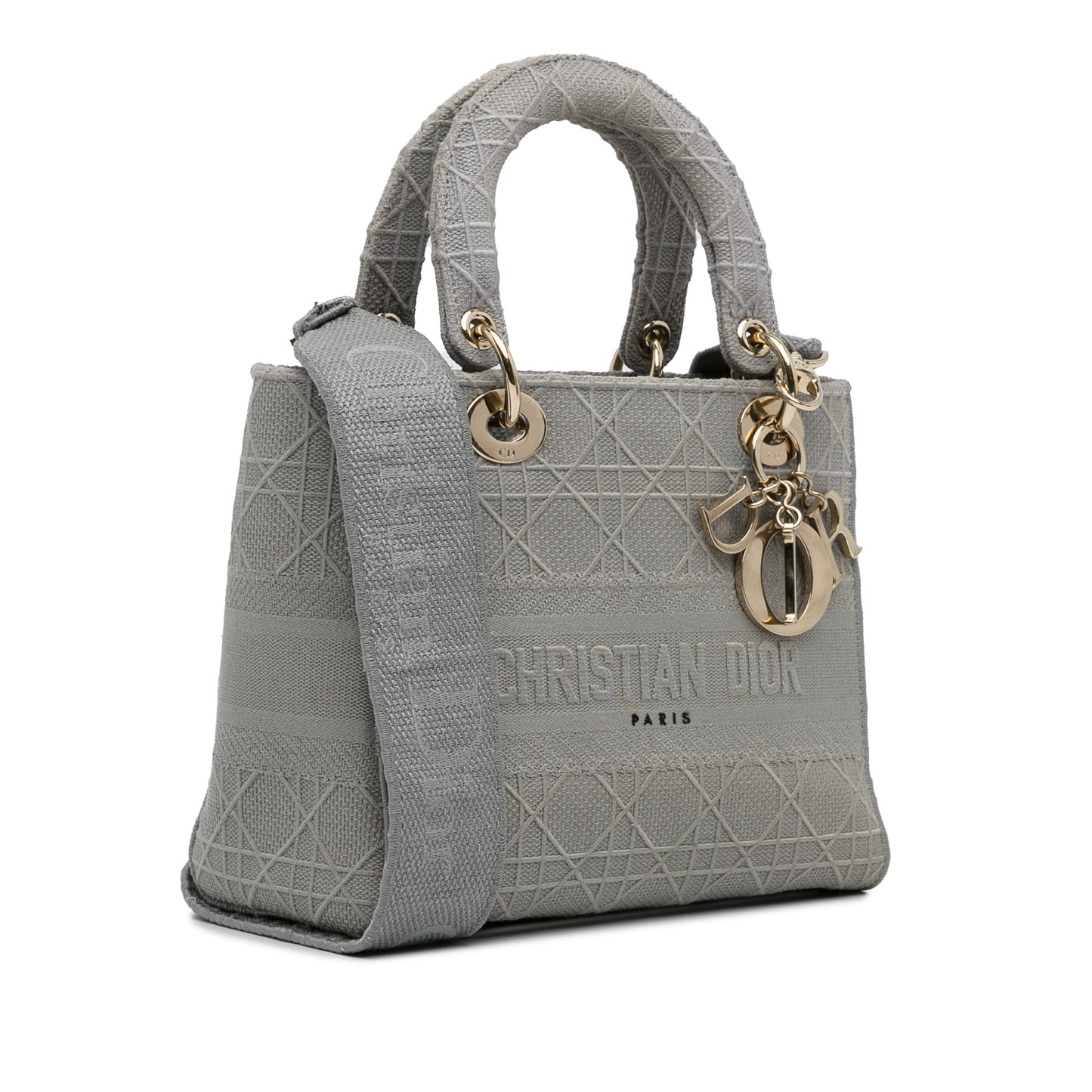 Dior Medium Canvas Cannage Lady D Lite