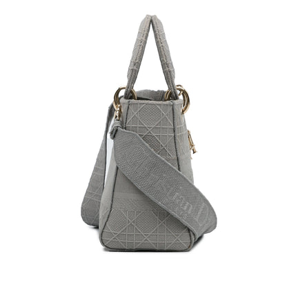 Dior Medium Canvas Cannage Lady D Lite
