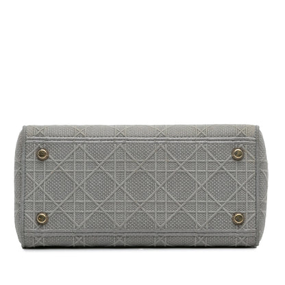 Dior Medium Canvas Cannage Lady D Lite