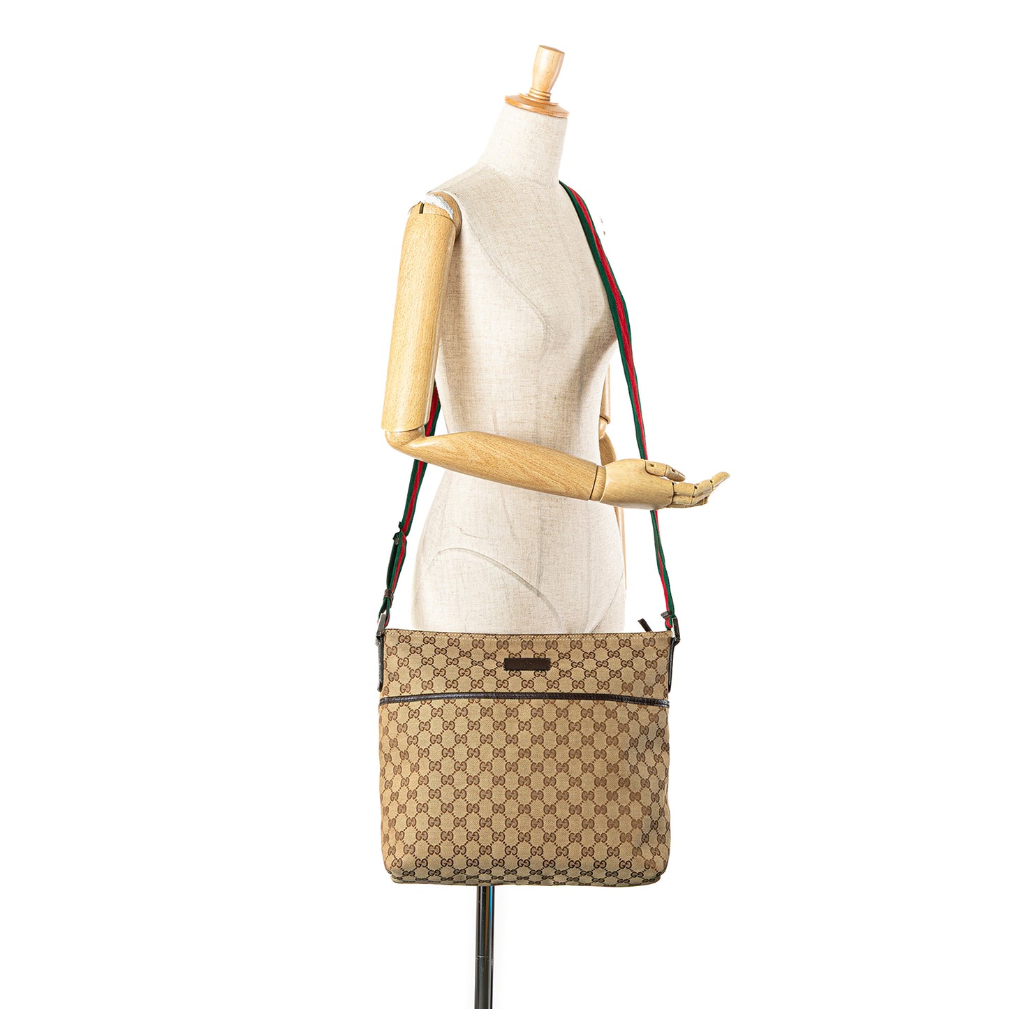 Gucci Gg Canvas Web Crossbody