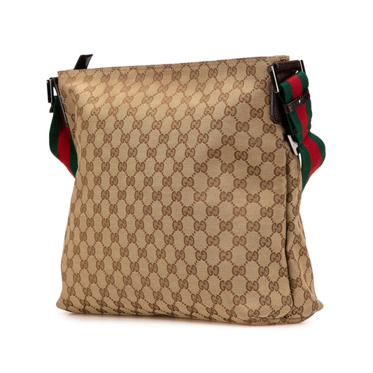 Gucci Gg Canvas Web Crossbody