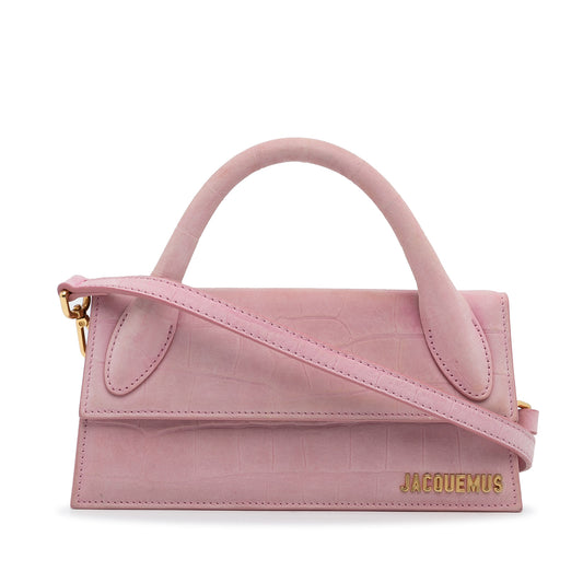 Jacquemus Suede Embossed Le Chiquito Long